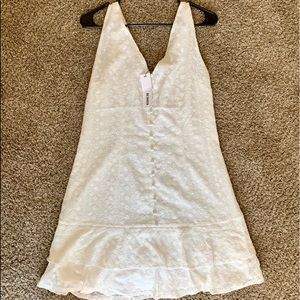 BB Dakota white floral dress